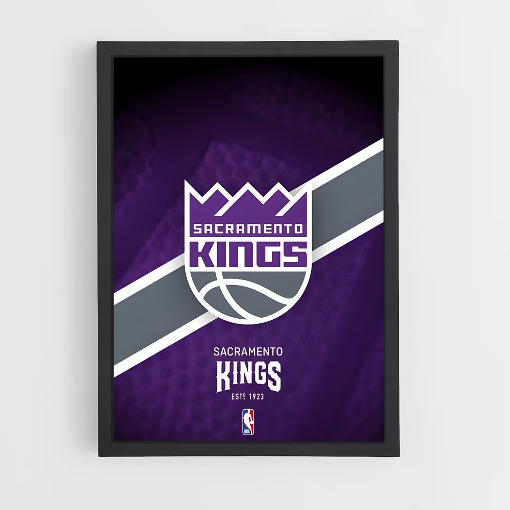 Poster Sacramento de kings – affiche Basketball (vue 2)